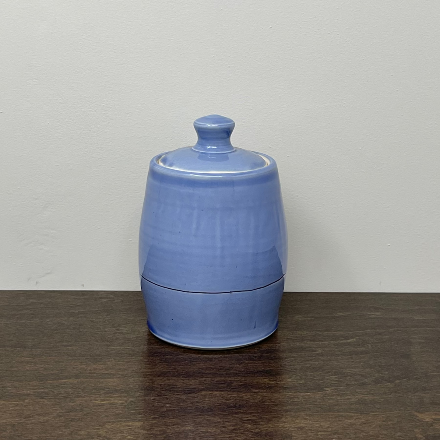 Custom Pet Urn SMALL in BLUE Glaze