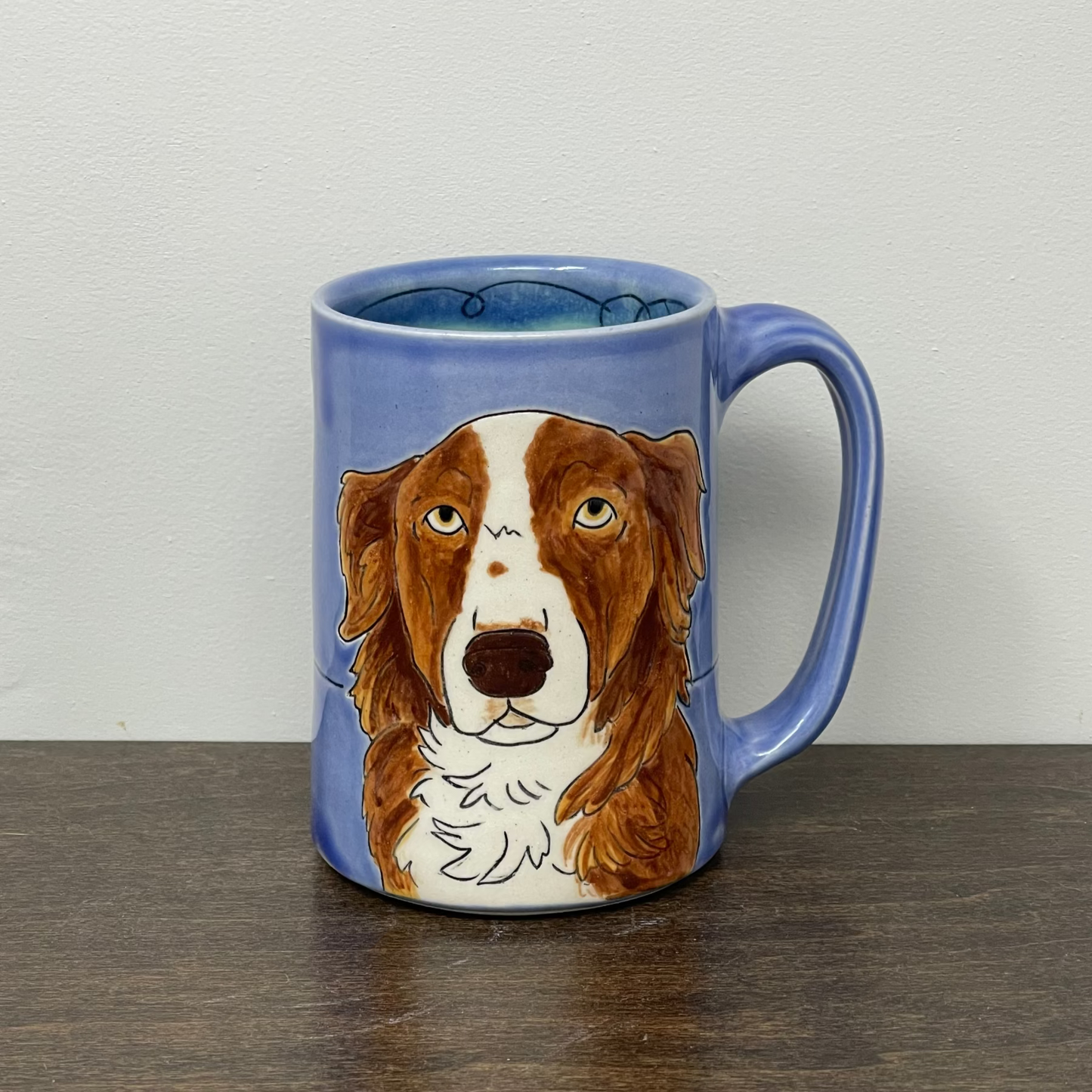 border collie mug handmade custom mug