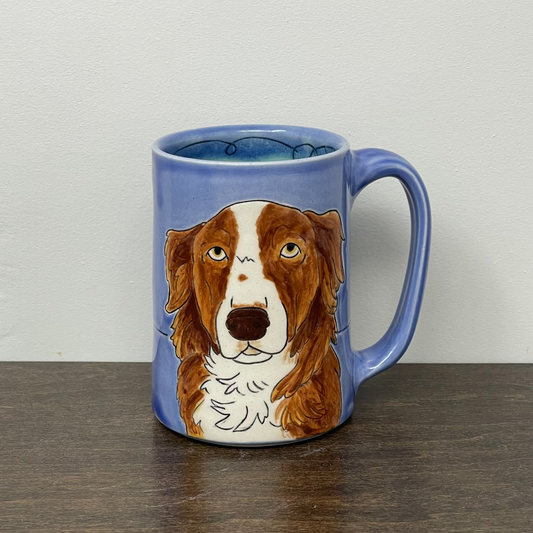 border collie mug handmade custom mug