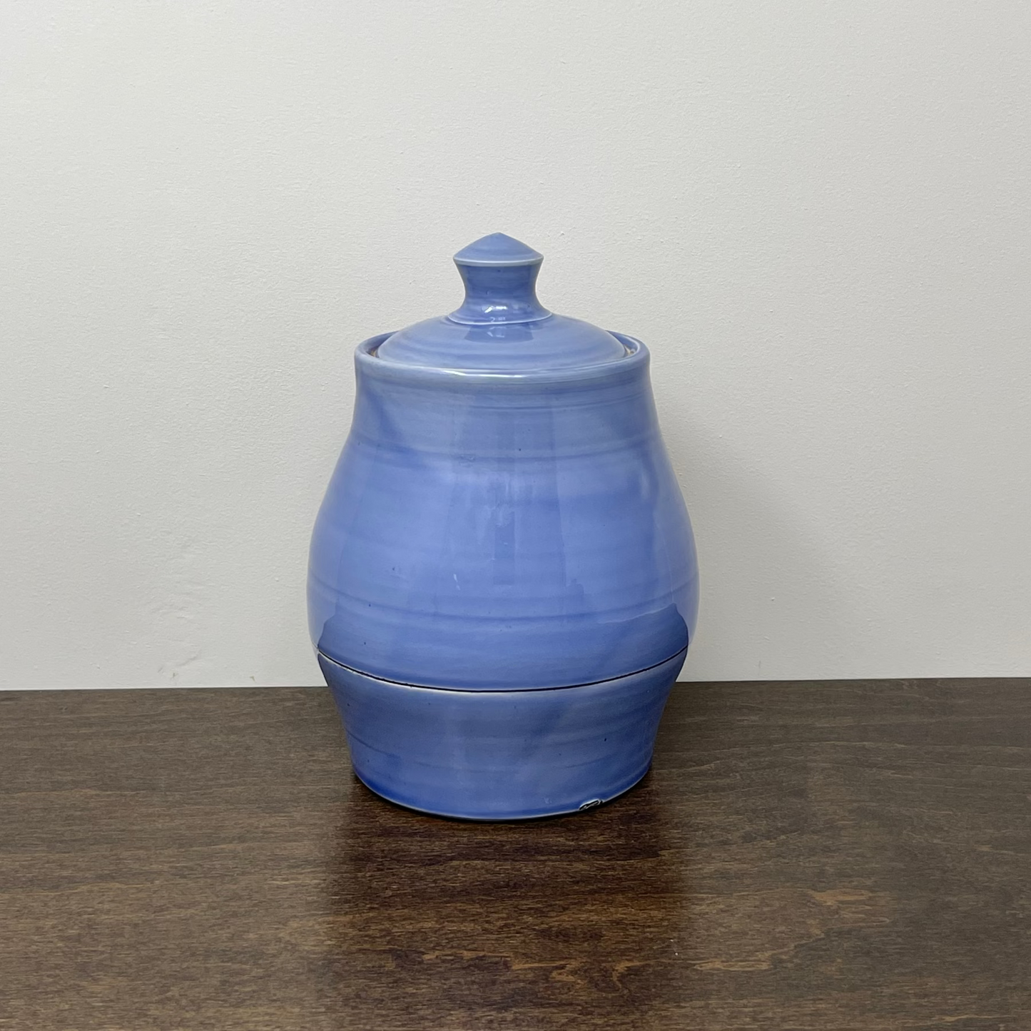 Custom Pet Urn LARGE in Blue Glaze