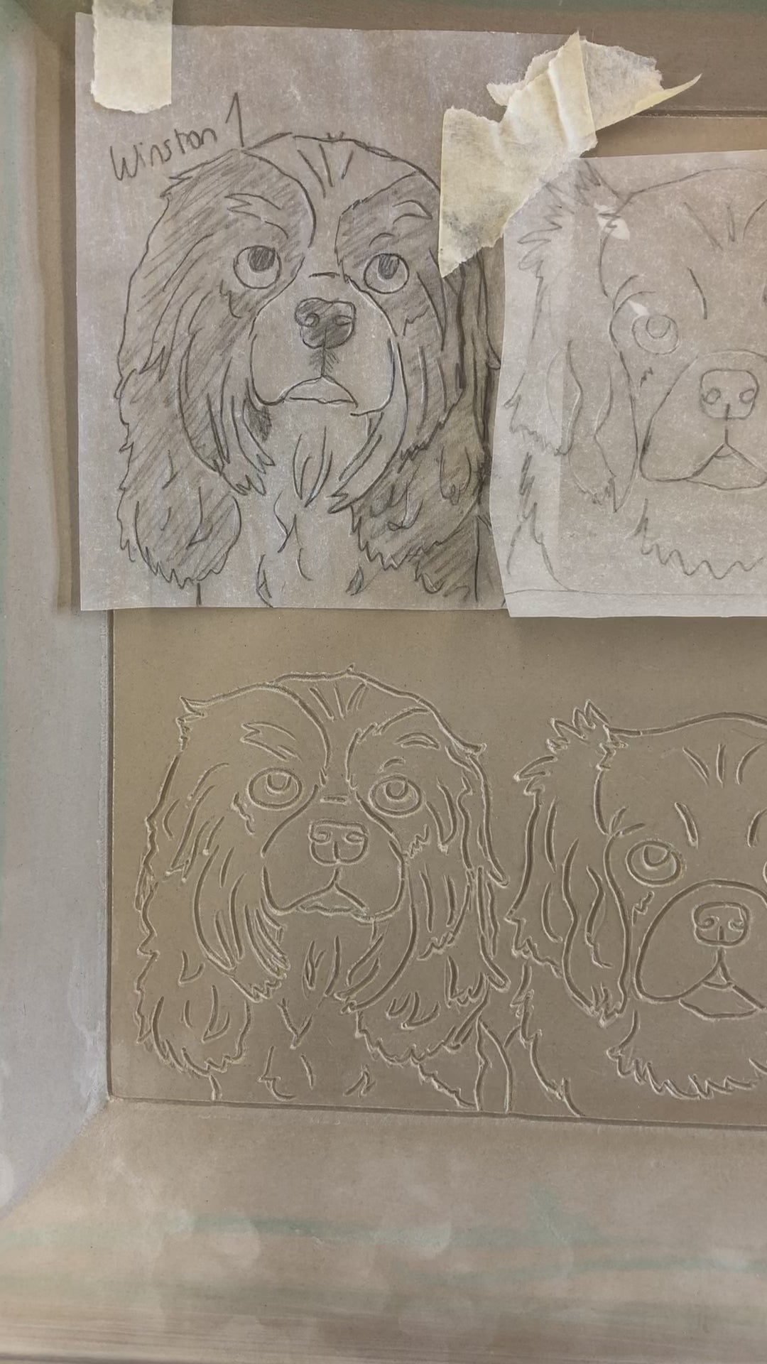 Work in progess video of a custom tray